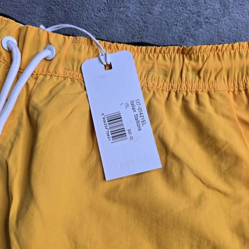NWT Goorin Bros Horse Italian Stallions Swim Trunks Shorts Mens L The Farm